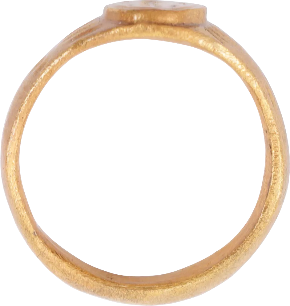 LATE MEDIEVAL WOMAN'S FASHION RING, SIZE 6 1/2