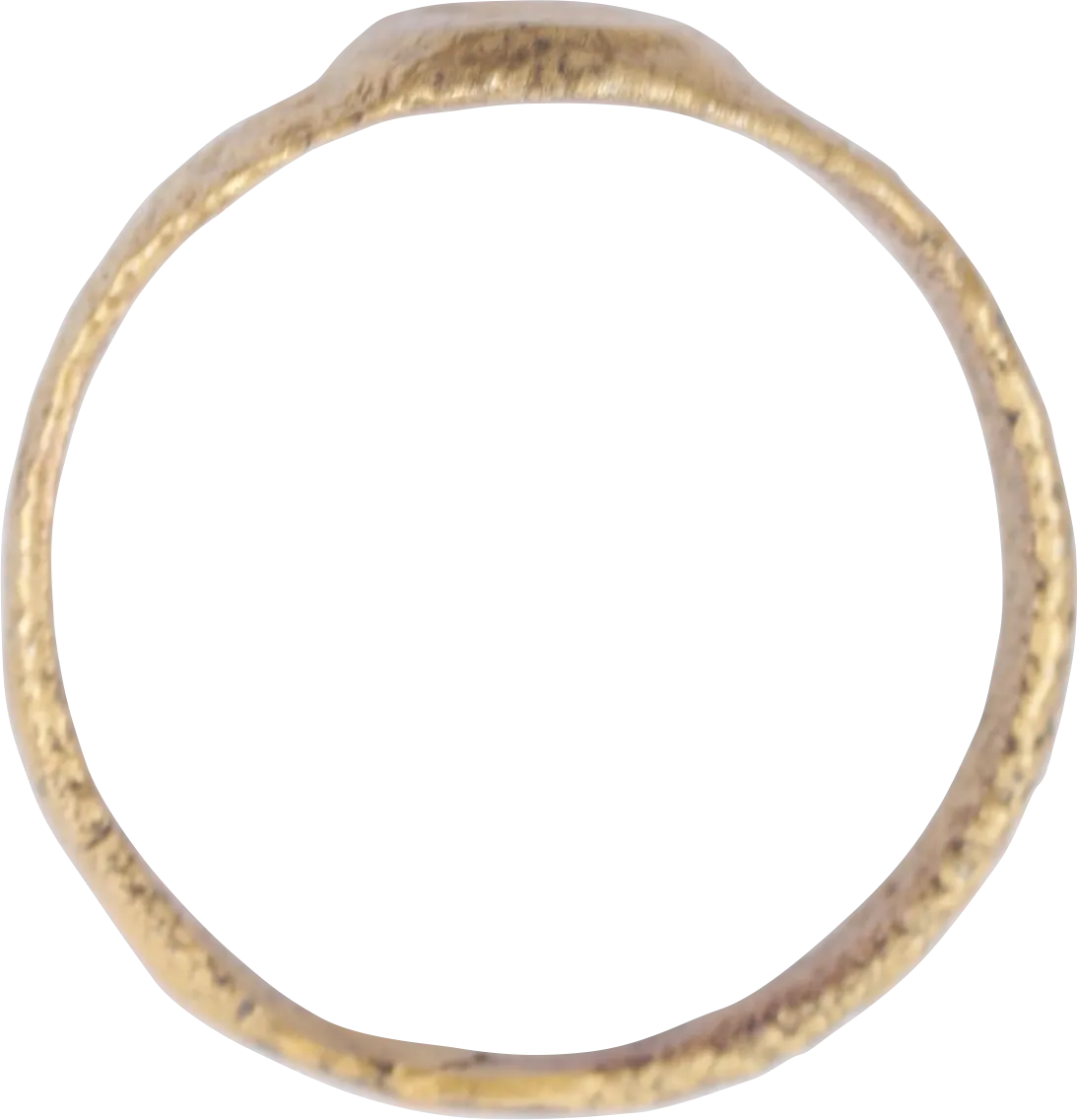 LATE MEDIEVAL WOMAN'S FASHION RING, SIZE 8 ¼