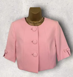 Libra Baby Pink Short Occasion Jacket UK 14 US 10 EU 42