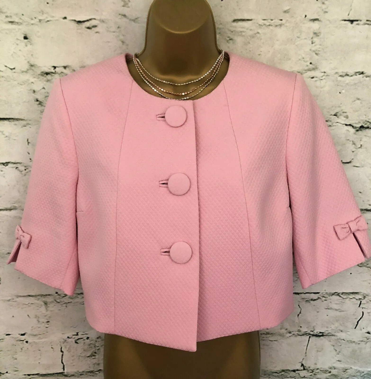 Libra Baby Pink Short Occasion Jacket UK 14 US 10 EU 42