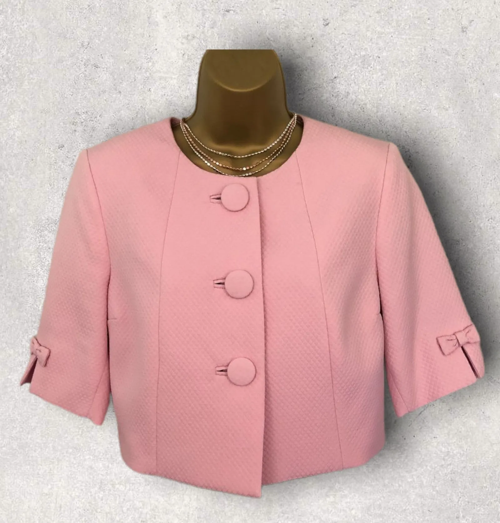 Libra Baby Pink Short Occasion Jacket UK 14 US 10 EU 42