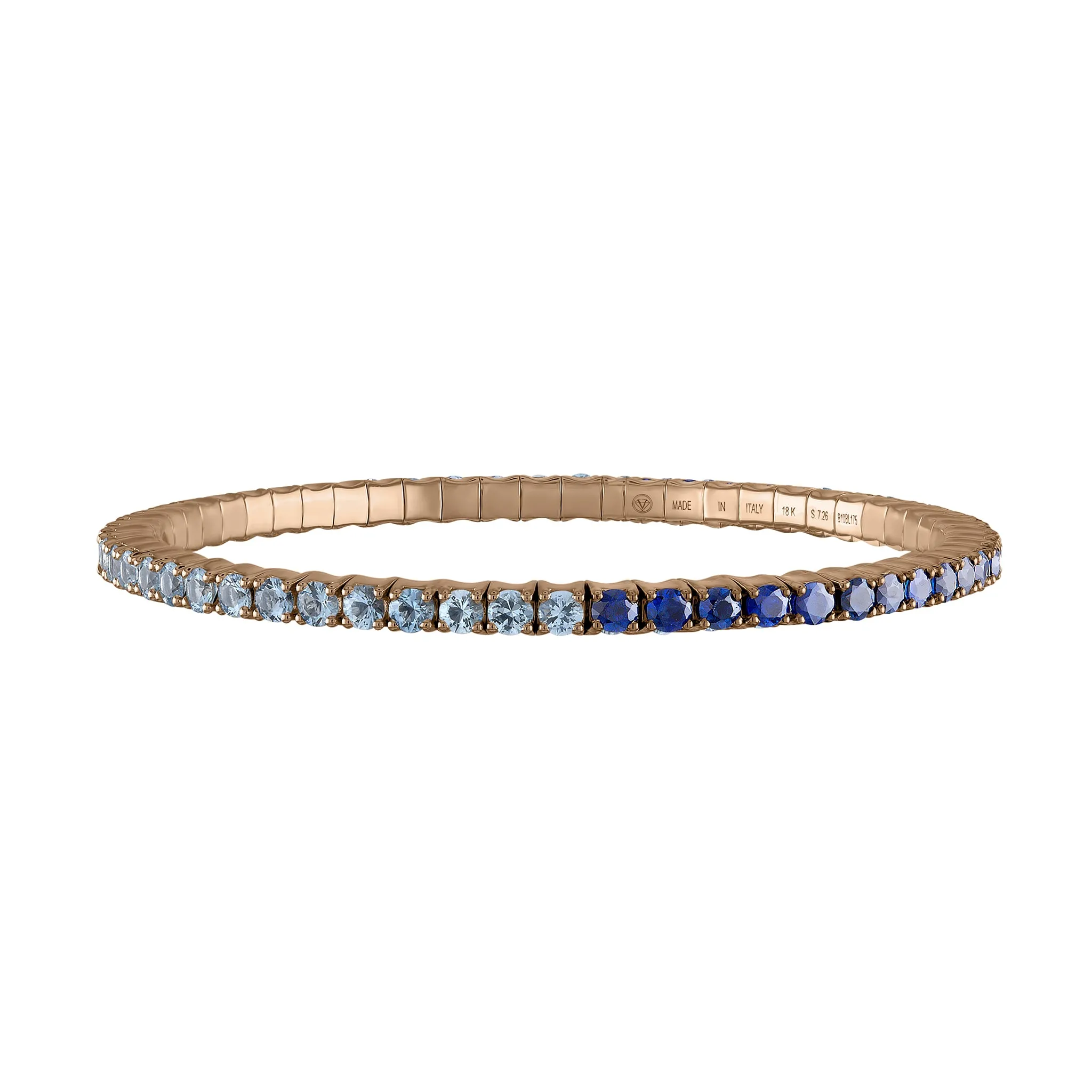 Light-Blue & Blue Sapphire · Duet Bracelets