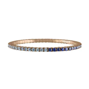 Light-Blue & Blue Sapphire · Duet Bracelets