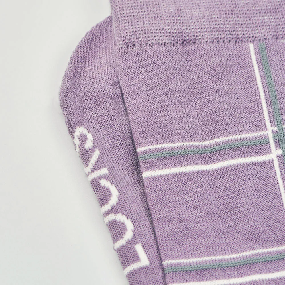 Lilac Check Everyday Crew