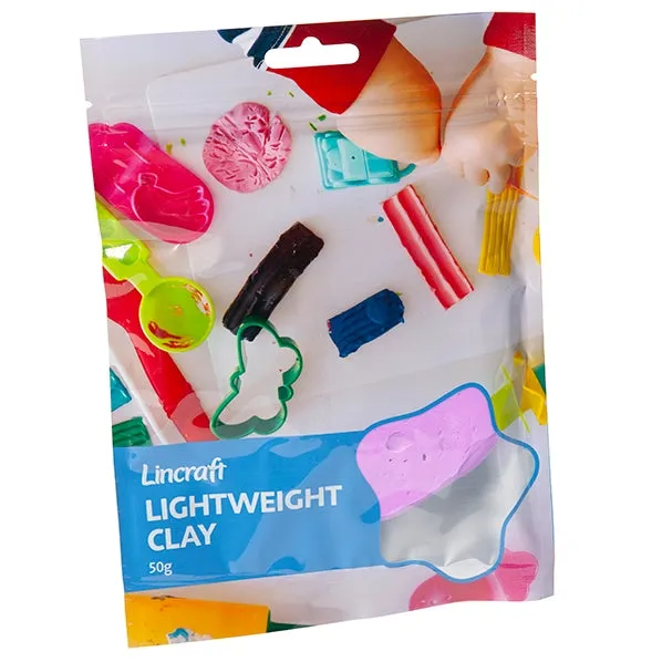 Lincraft Air Dry Clay, Red- 50g