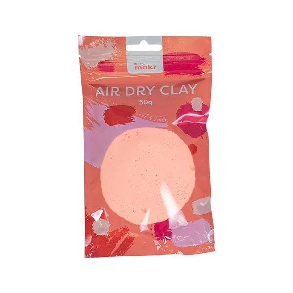 Lincraft Air Dry Clay, Red- 50g
