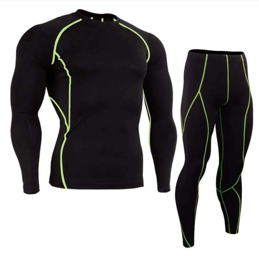 Long Sleeve High Elastic Quick Dry Running Set
