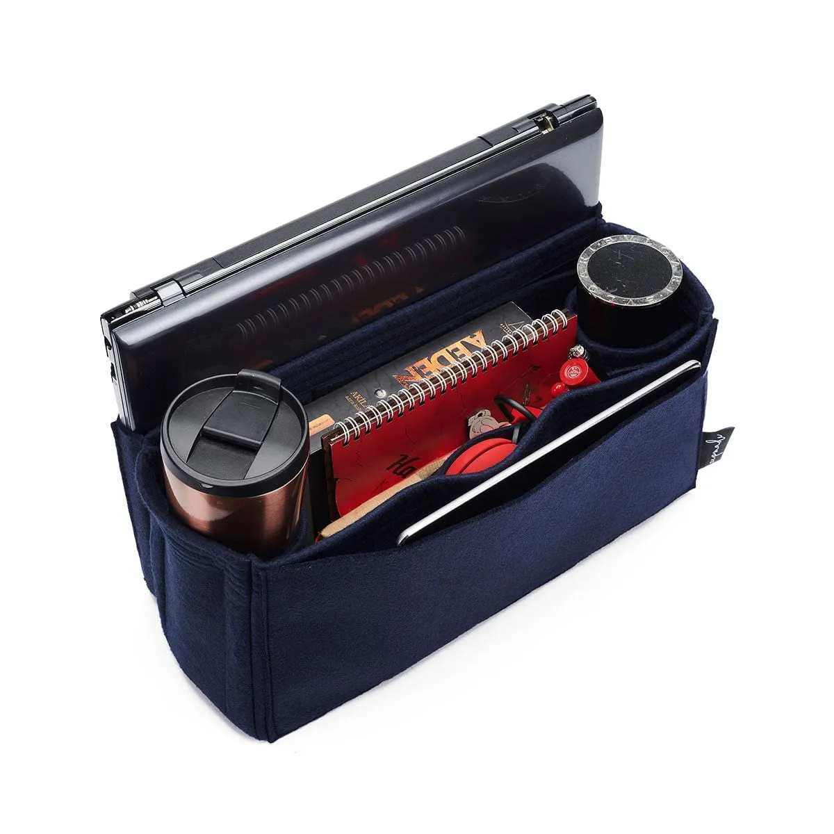 Louis Vuitton Neverfull Organizer Insert, Bag Organizer with Laptop Compartment and Double Bottle Holders