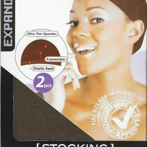 Magic Collection Expandable Stocking Wig Cap No.2225BRO