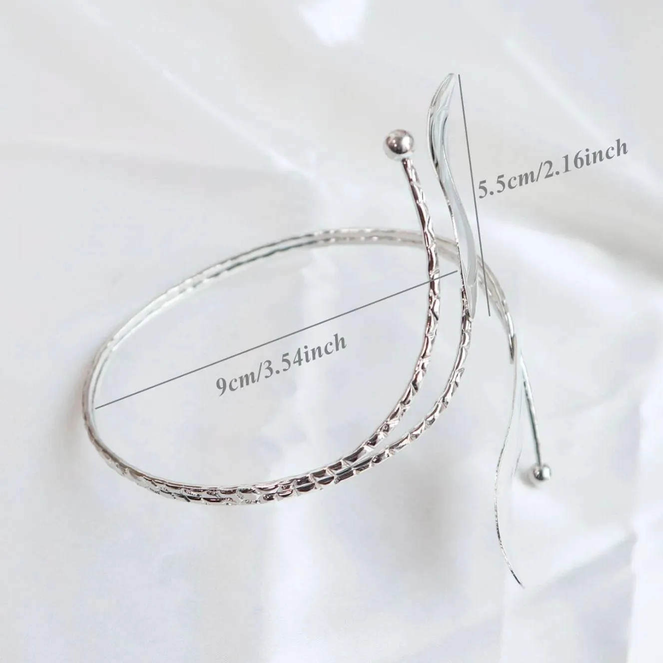 Metal Shapeless Silver Curtain Holder Pair