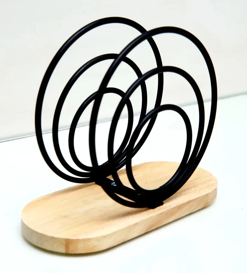 Metallic Napkins & Tissue Holder-(5656)Circle(SA2405-100)