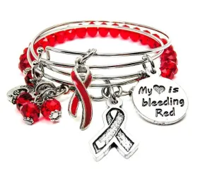 My Heart Is Bleeding Red Catalog 3 Piece Collection