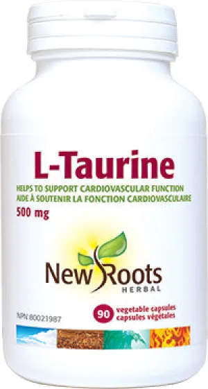 New Roots L-Taurine (500mg) (90 VCaps)