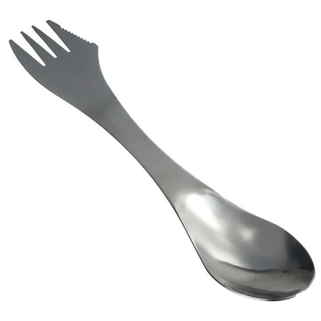 No More Plastic Silverware-Reusable Spork (Spoon, fork and knife!)