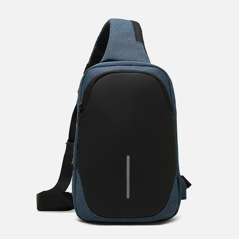 Outdoor Anti Theft Crossbody Chest Bag Mens Waterproof Sling Purse