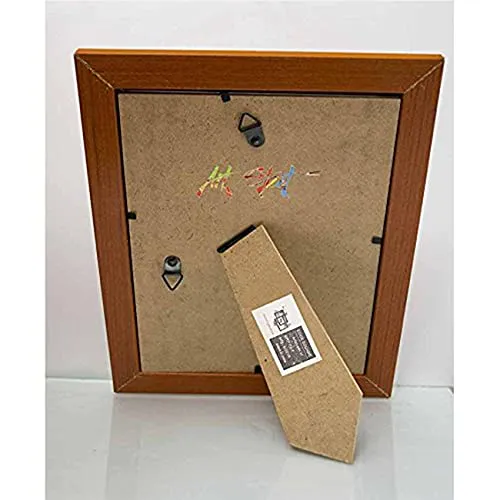 Painting Mantra Synthetic Brown Wall/Table Photo Frame (Picture size 4 inches X 6 inches, With Stand)