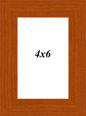 Painting Mantra Synthetic Brown Wall/Table Photo Frame (Picture size 4 inches X 6 inches, With Stand)