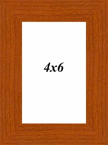 Painting Mantra Synthetic Brown Wall/Table Photo Frame (Picture size 4 inches X 6 inches, With Stand)