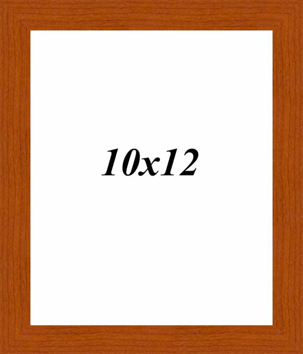 Painting Mantra Synthetic Wall Photo Frame (10 inches X 12 inches, Matted to 8 inches x 10 inches, Brown)