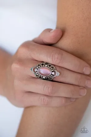 Paparazzi Ring ~ Elegantly Enchanted - Pink
