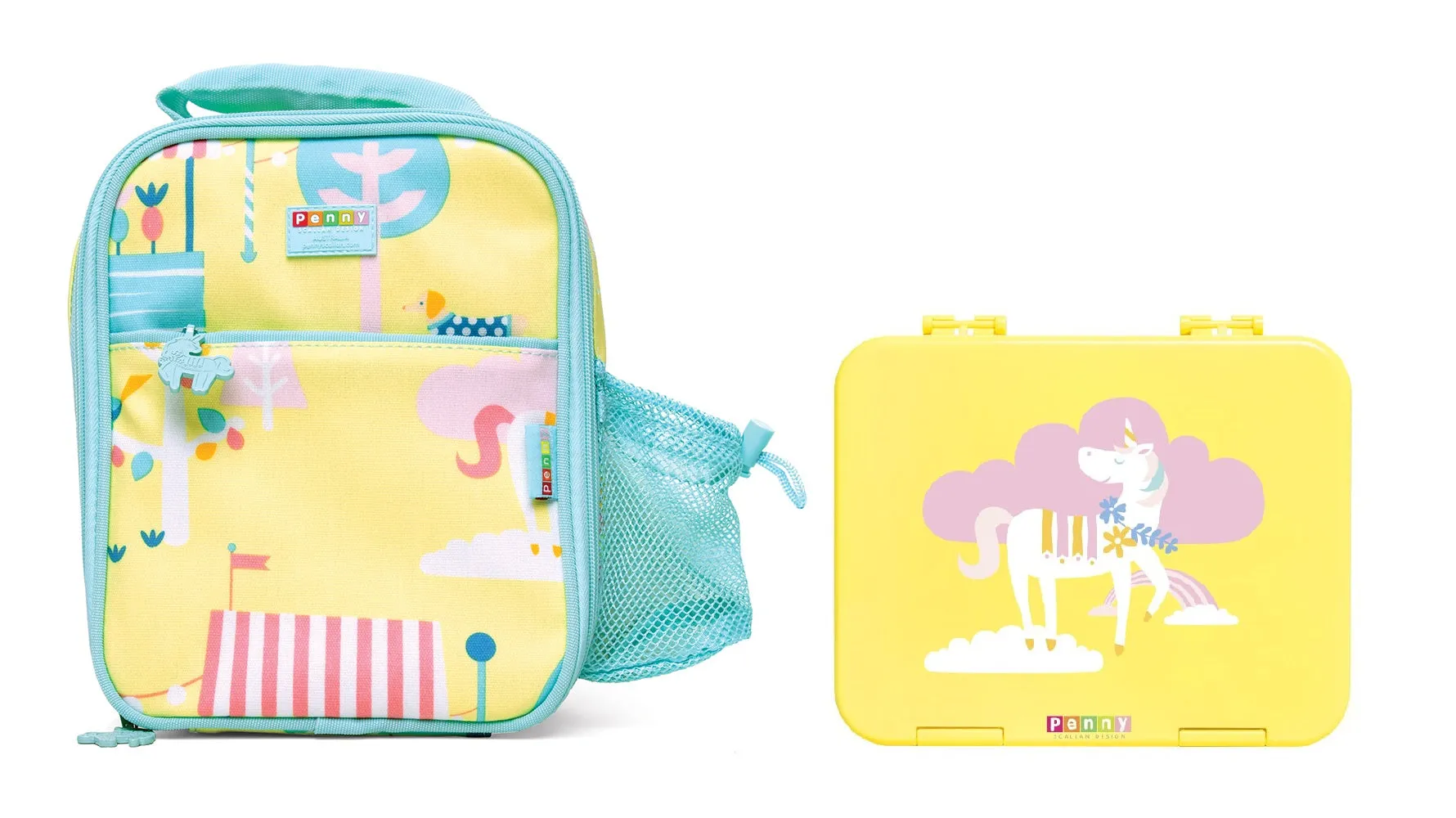 Penny Scallan Bundle of Large Lunch Bag and Large Bento Box - Park Life