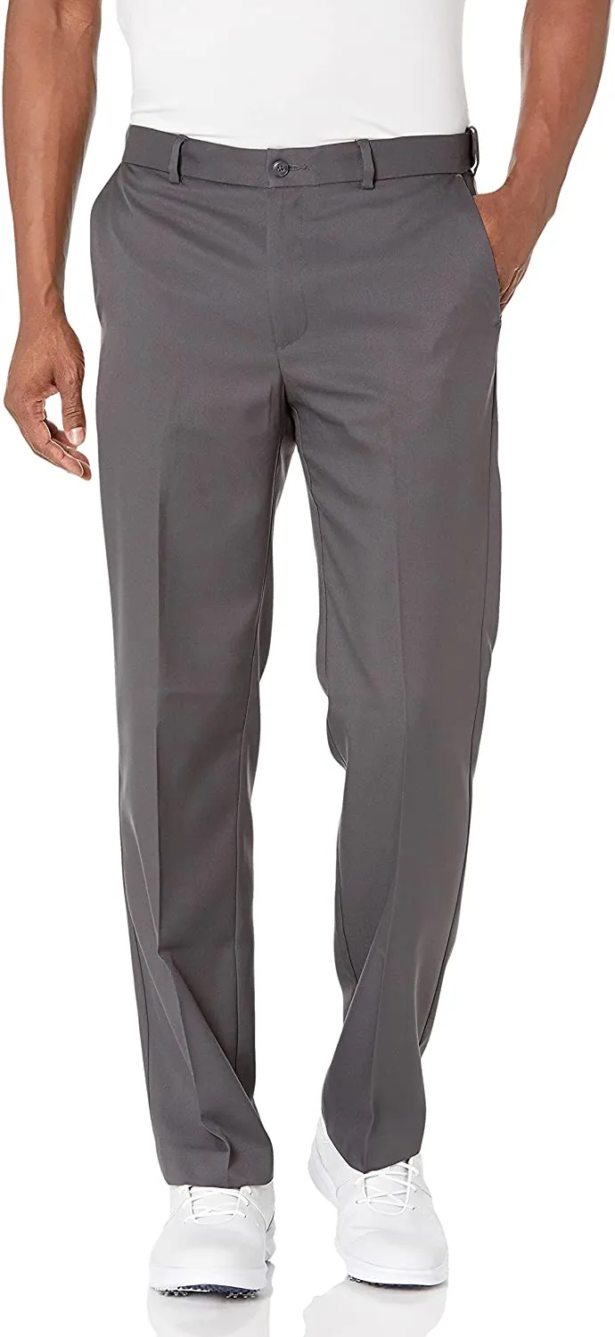 PGA TOUR Men's Flat Front Golf Pant with Expandable Waistband