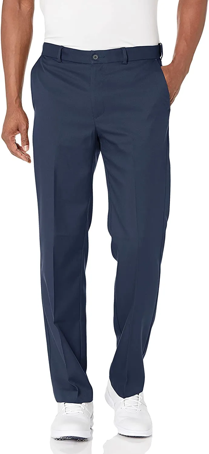 PGA TOUR Men's Flat Front Golf Pant with Expandable Waistband