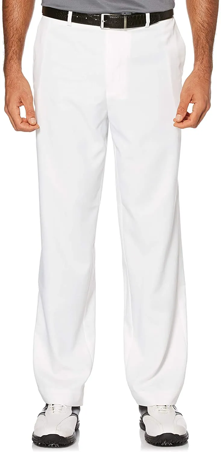 PGA TOUR Men's Flat Front Golf Pant with Expandable Waistband