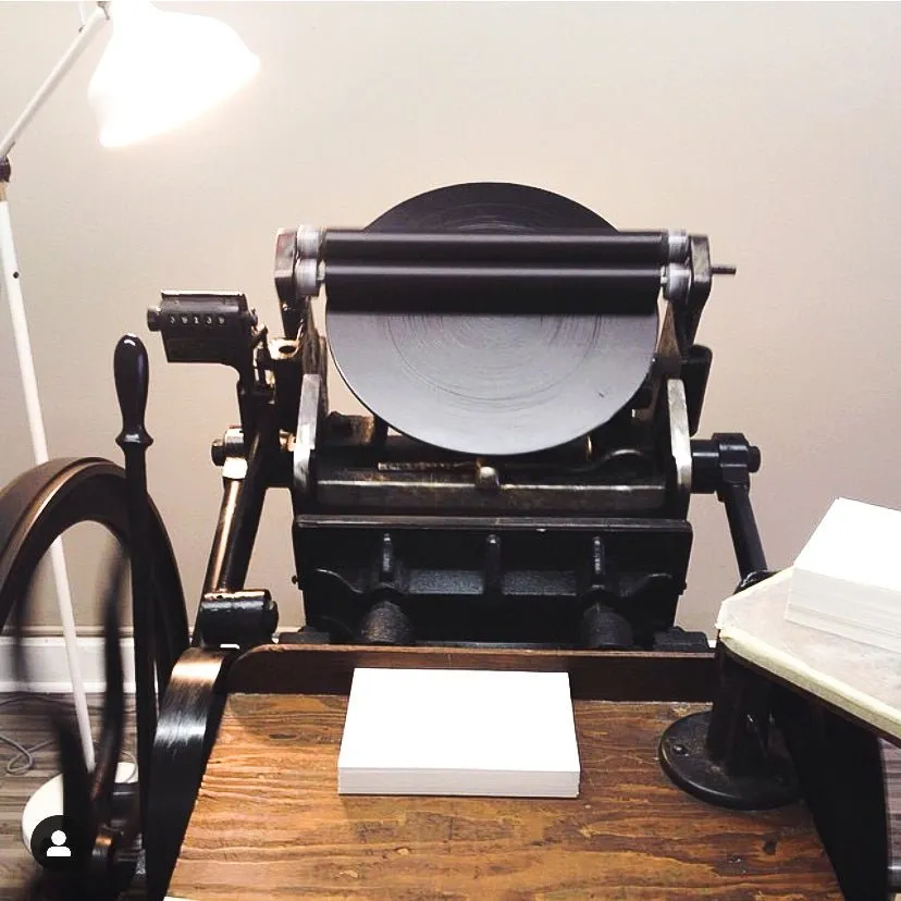 Photographer - Letterpress Business Cards