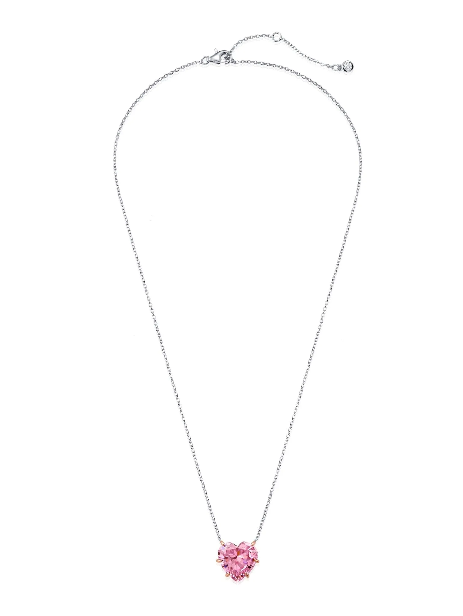 Pink Heart Shaped Necklace