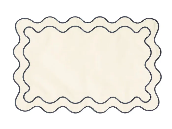 PLACEMAT ( SET OF 4 ) Riviera White