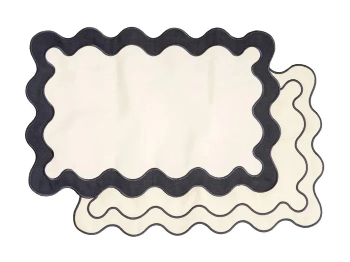 PLACEMAT ( SET OF 4 ) Riviera White