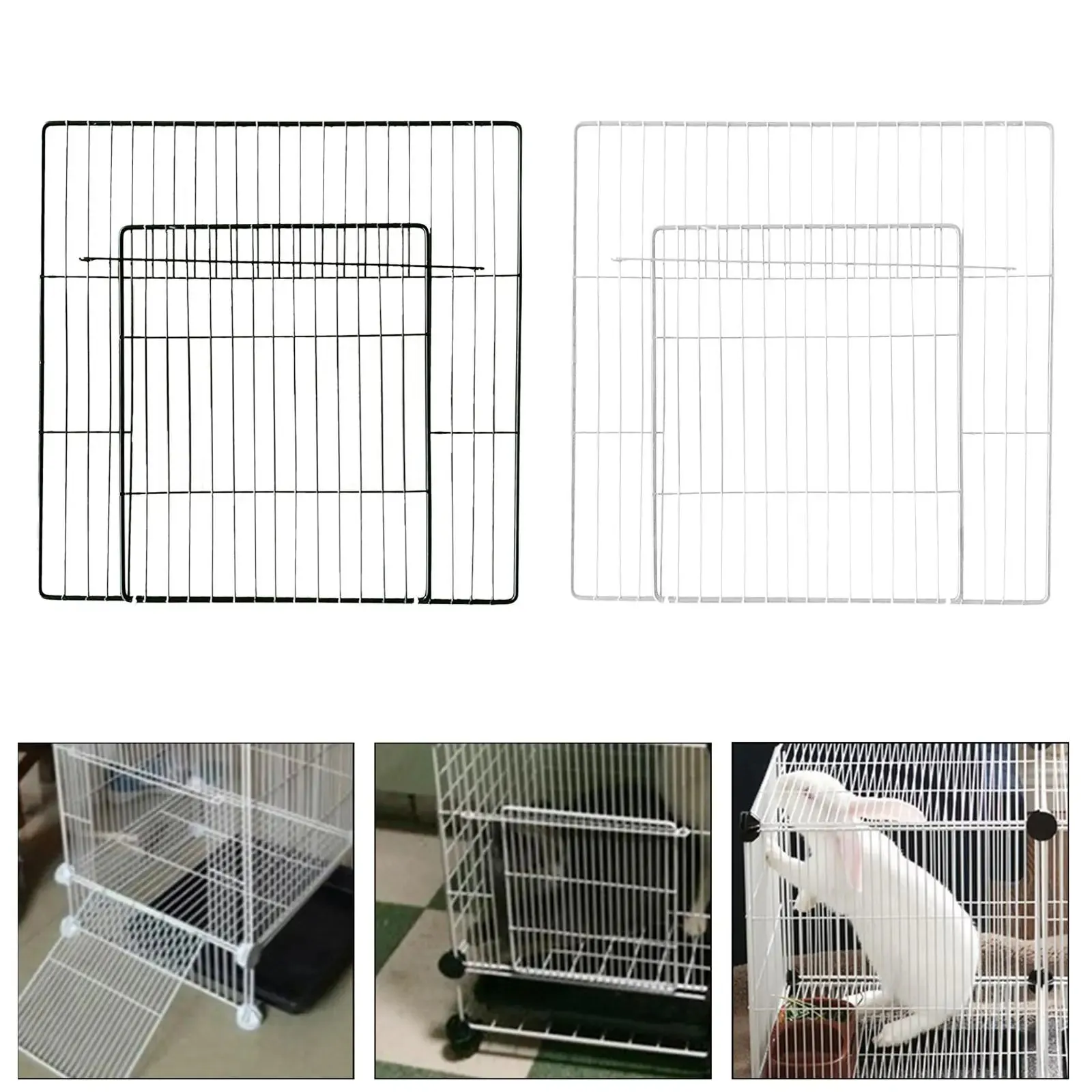 Portable Pet Playpen Door, Cage DIY Metal Wire Supplies, Expandable, Wire Fence for Puppy Turtle