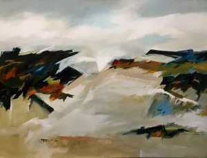 "Passage" by William Crosby - Abstracted Landscape Painting