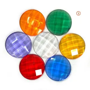 Rainbow Gems - Clear Back - 14 pieces