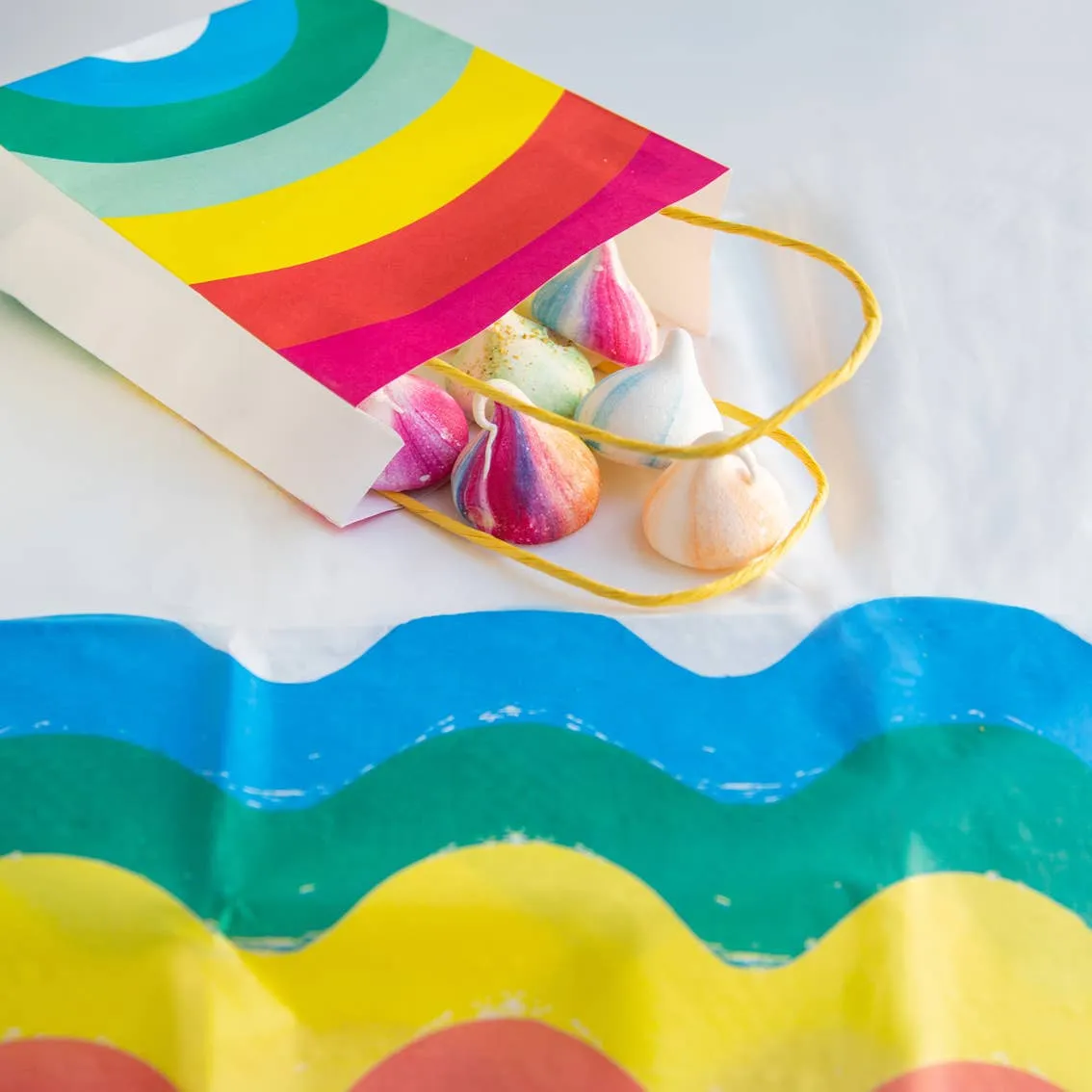 Rainbow Party Goodie Bags 8 Pk.