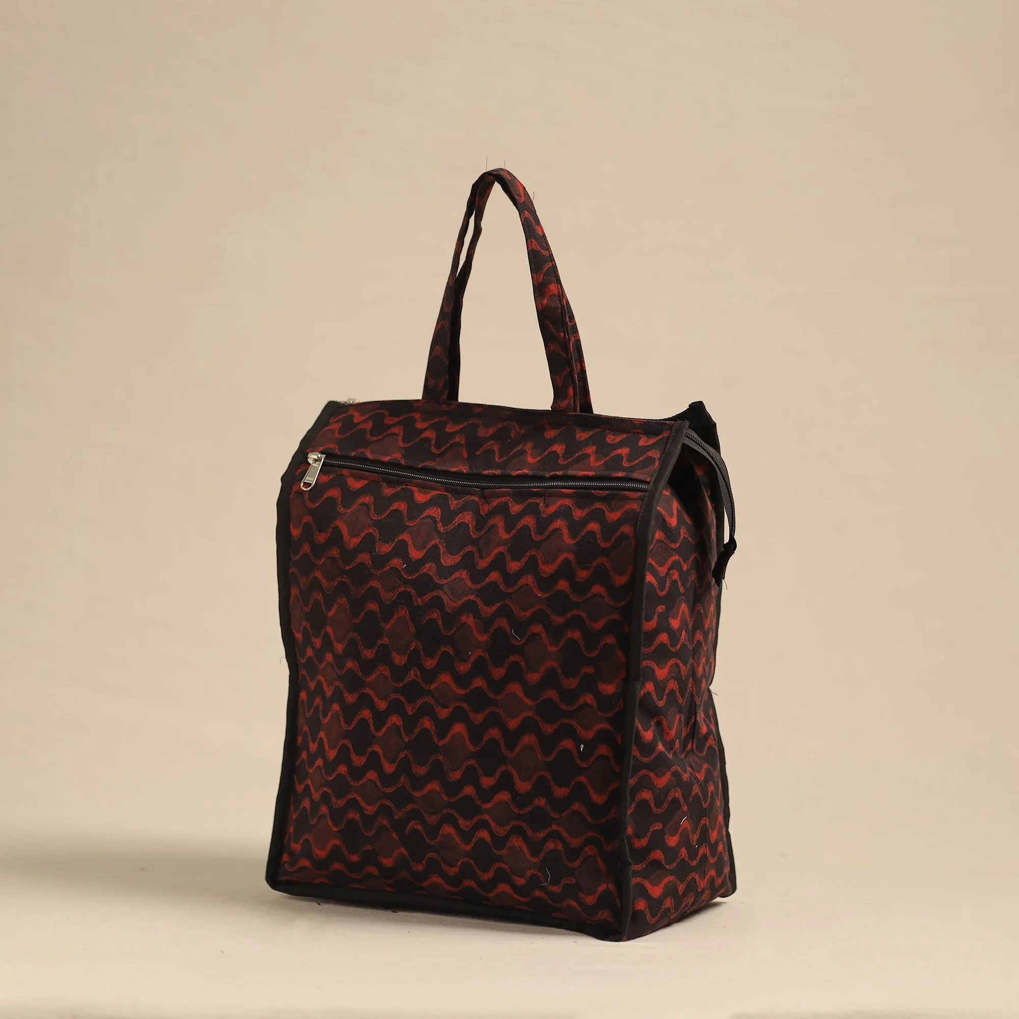 Red - Eco-Friendly Handmade Cotton Handbag for Women 14