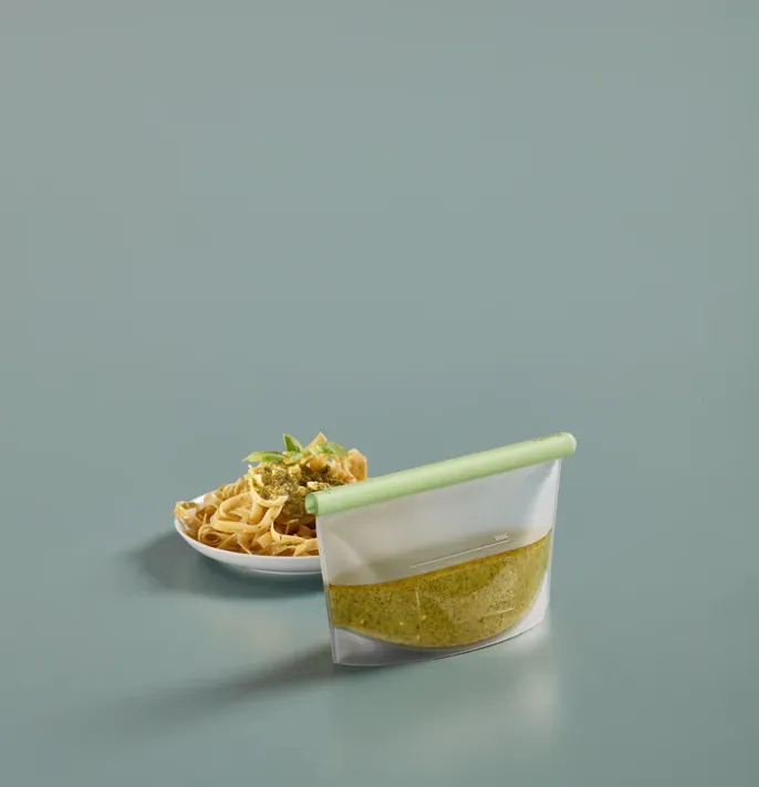 Reusable Silicone Bag,  17 Oz / 2.15 Cups