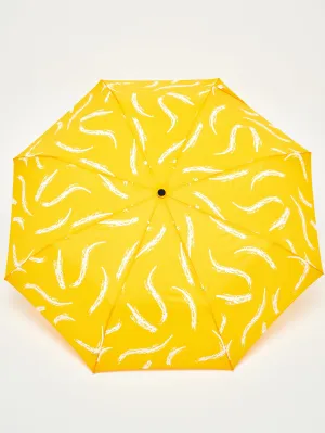 Saffron Brush Eco-Friendly Compact Duck Umbrella