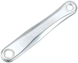 SAMOX SAC08 Left Crank Arm - 170mm - Silver - JIS Diamond Taper Spindle Interface - Forged Aluminum