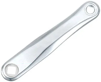 SAMOX SAC08 Left Crank Arm - 170mm - Silver - JIS Diamond Taper Spindle Interface - Forged Aluminum