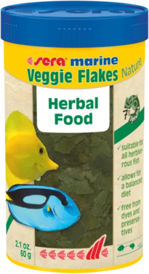 Sera Marine Veggie Flakes Nature 7.4oz (210g)