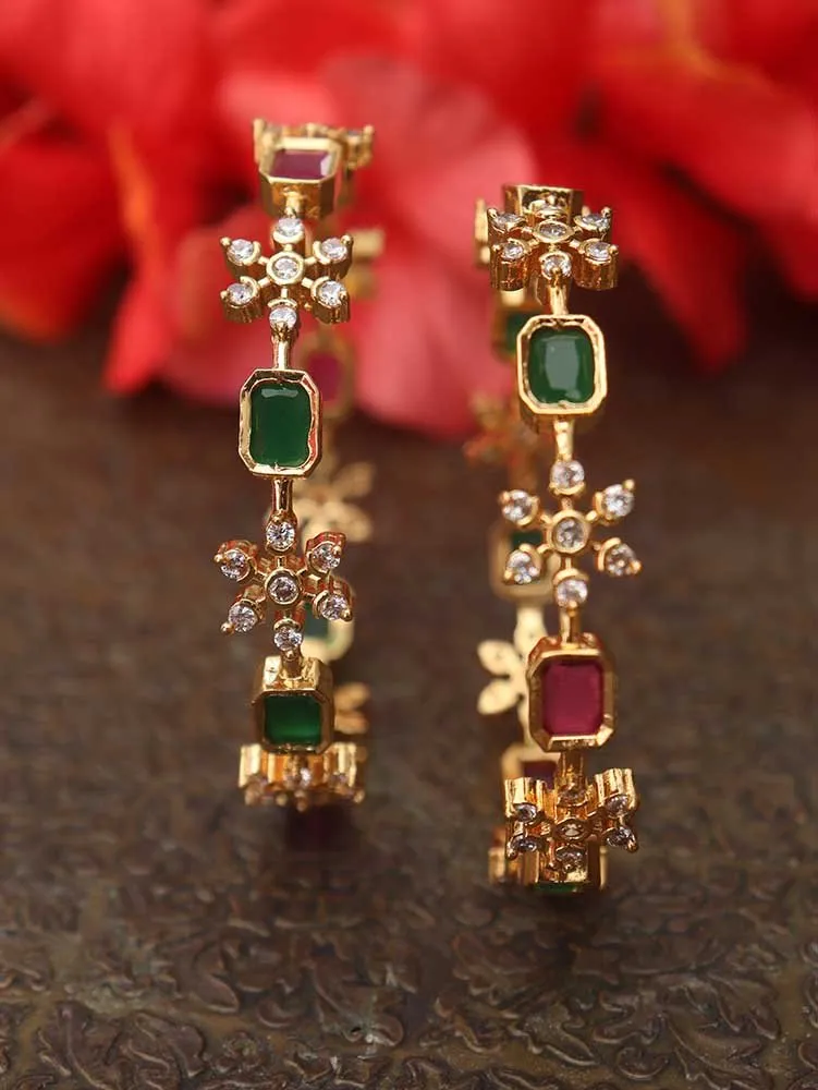 Shop Luxurion World's Golden Charm Bangles - Elevate Your Style