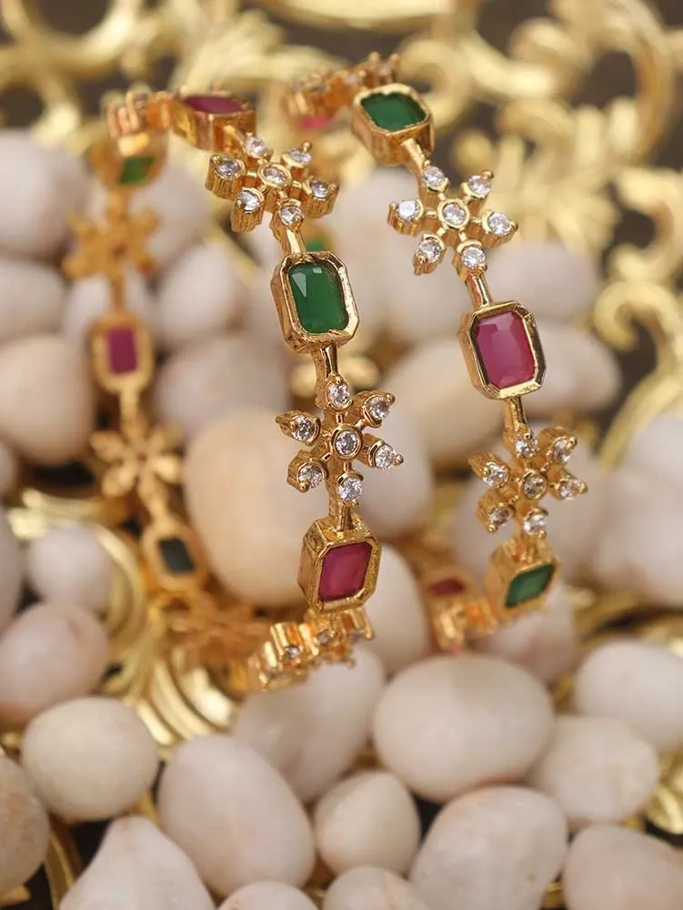 Shop Luxurion World's Golden Charm Bangles - Elevate Your Style