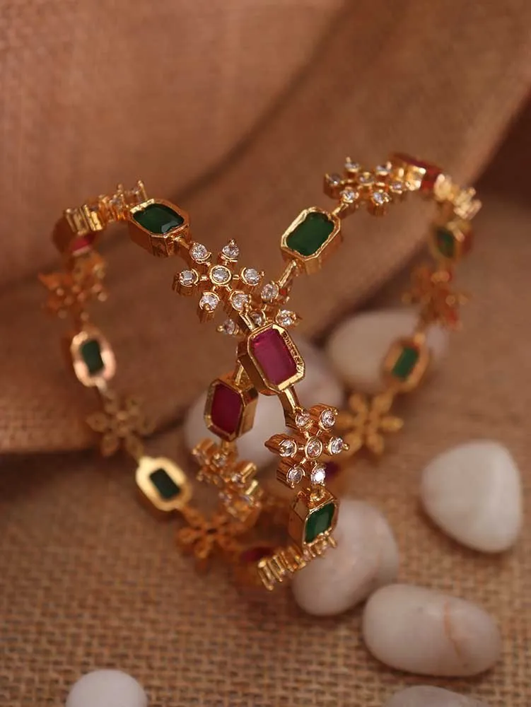 Shop Luxurion World's Golden Charm Bangles - Elevate Your Style
