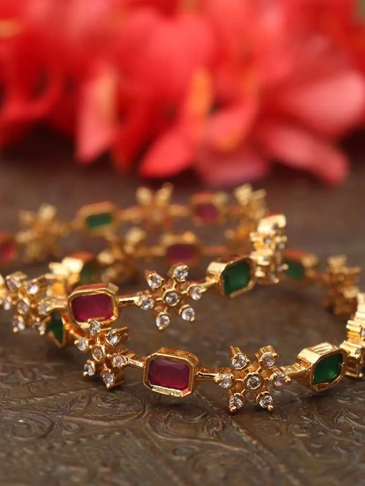 Shop Luxurion World's Golden Charm Bangles - Elevate Your Style