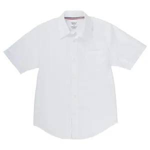 Short Sleeve Dress Shirt with Expandable Collar Sz 4-20 (2 Colors)