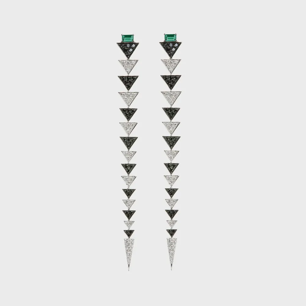 Silver Color Jewellery Set Blue Crystal Stone