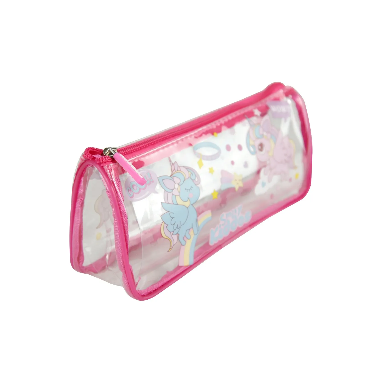 Smily Unicorn Transparent Pencil Pouch Sk11003080