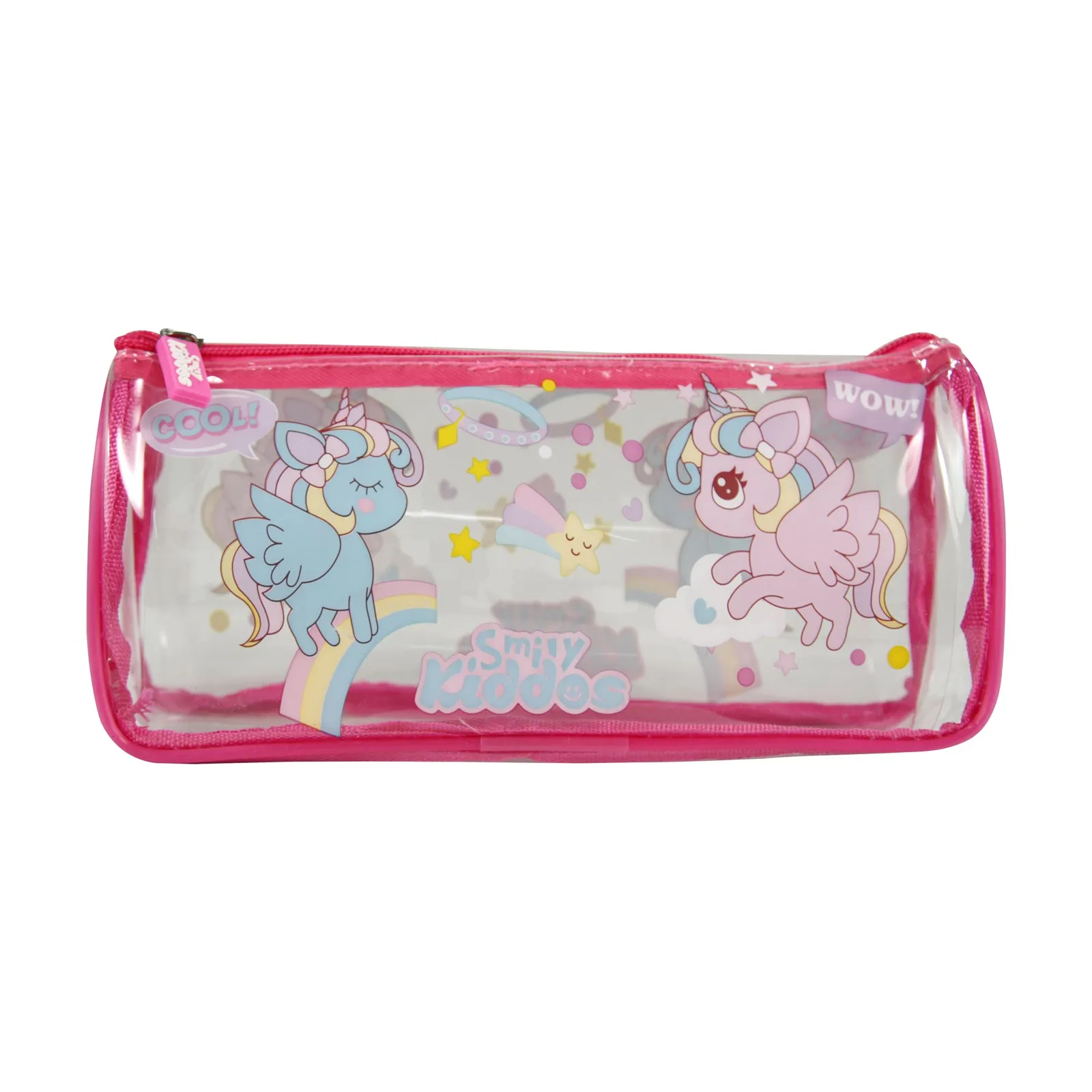 Smily Unicorn Transparent Pencil Pouch Sk11003080